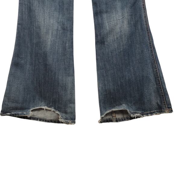 LEVI'S "Perfect Body Lady Style" Y2K Low Waist Boot Jeans Size 28 VINTAGE - Picture 6 of 11